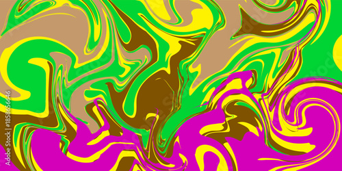 Liquid Paint Marbling Effect, Abstract background.