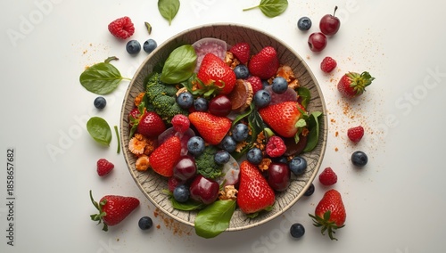 Top view of antioxidant-ric...