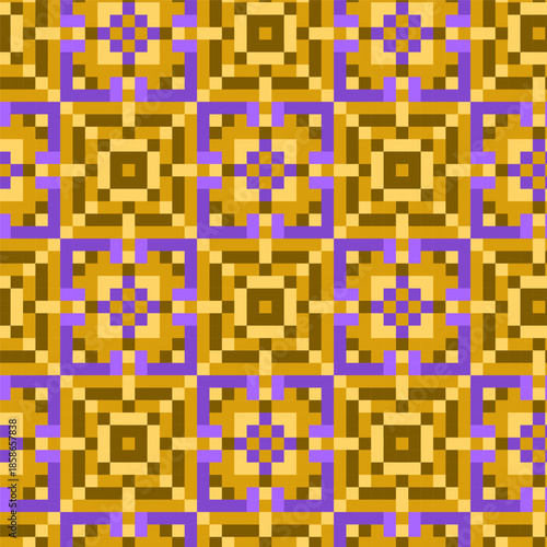 Colorful Latin American background with blue and yellow elements