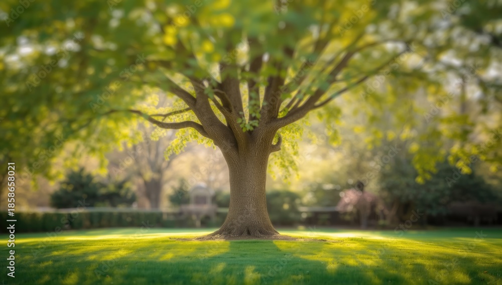 Fototapeta premium Soft-focus natural background featuring textured patterns for editorial header use, Earth Day
