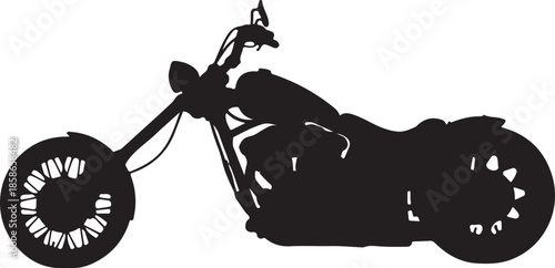silhouette of a motorcycle