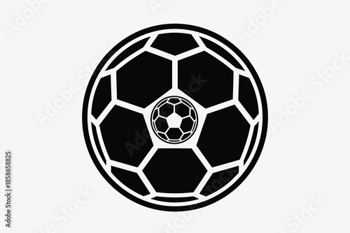 soccer ball isolated on white