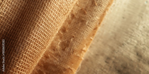 Close-up of burlap and canv...
