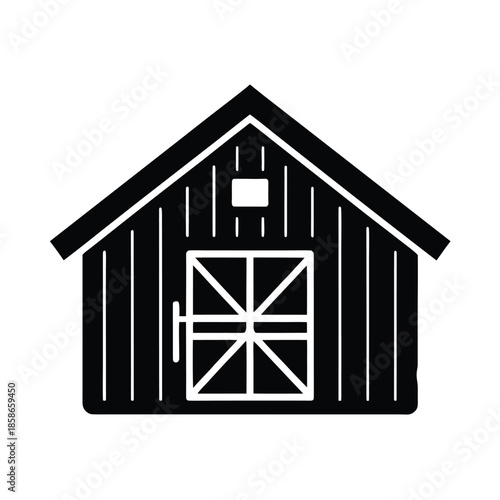 Rustic Wooden Stable Icon