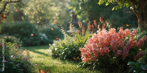 Botanical garden flowers, s...