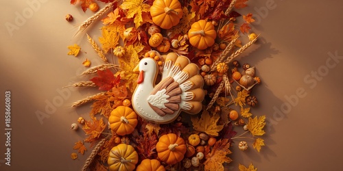 Thanksgiving cookie shaped ...
