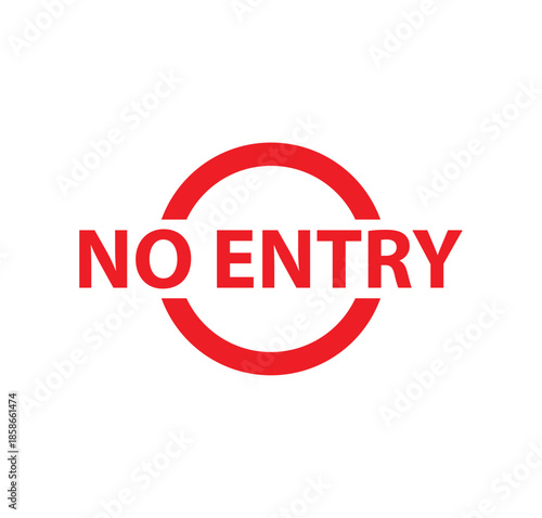 no entry