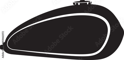 black purse isolated on white
