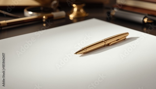 Ballpoint pen as stationery...