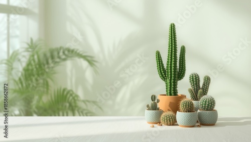 Assorted cacti and succulen...