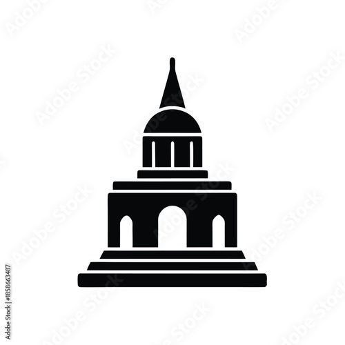 Sacred Monument Minimal Icon