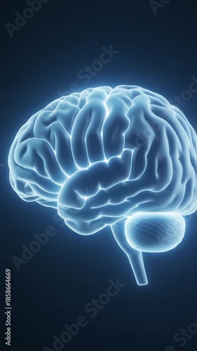 知能が生まれる瞬間を表現したAI背景グラフィック動画