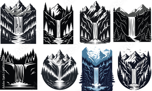 Beautiful waterfall landscape designs for nature lovers