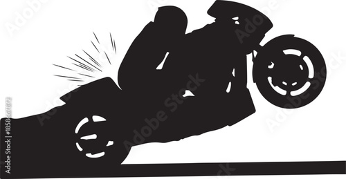 vector illustration of a silhouette of a man