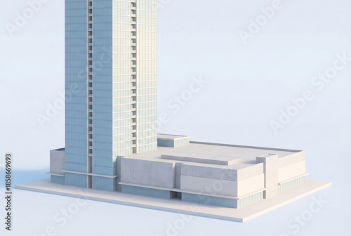 Modern Minimalist Building Model
