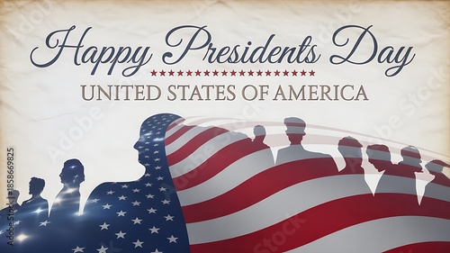 Happy Presidents Day USA Celebration