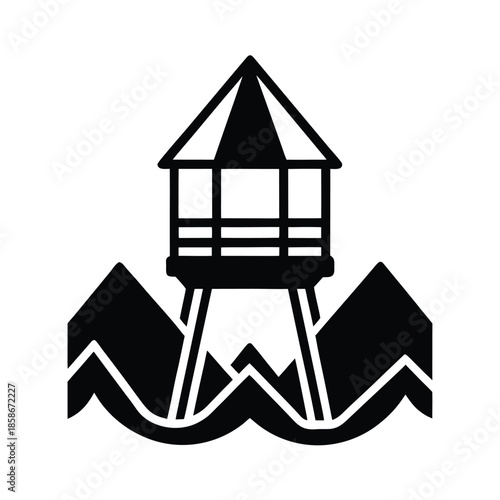 Sapa Viewpoint Platform Scenic Icon