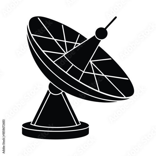 Satellite Scanner Technology Illustration