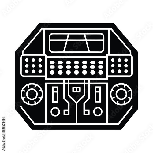 Sci Fi Control Panel Interface Icon