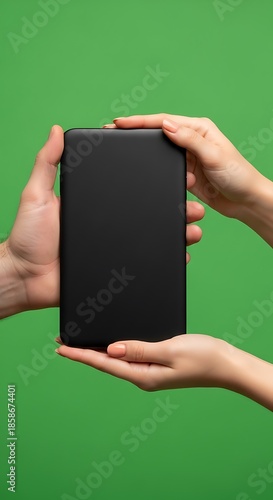 Holding Blank Tablet.