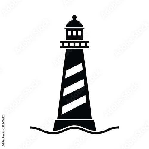 Seaside Lighthouse Tower Background