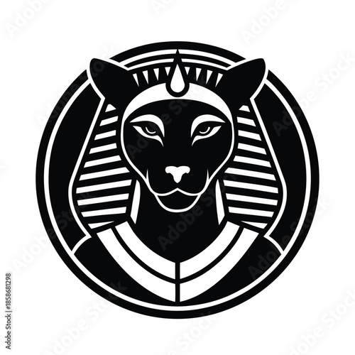 Sekhmet Lioness Headed Goddess Emblem