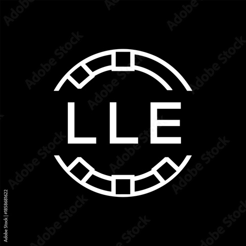 Clean Line Art Monogram Emblem for Brands, LLE  Later Logo, Unique Letter Logo with Circular Motif, 
 
LLE logo, minimalist, LLE  modern, circle, LLE  monogram, letter  LLE mark, LLE  geometric, LLE  