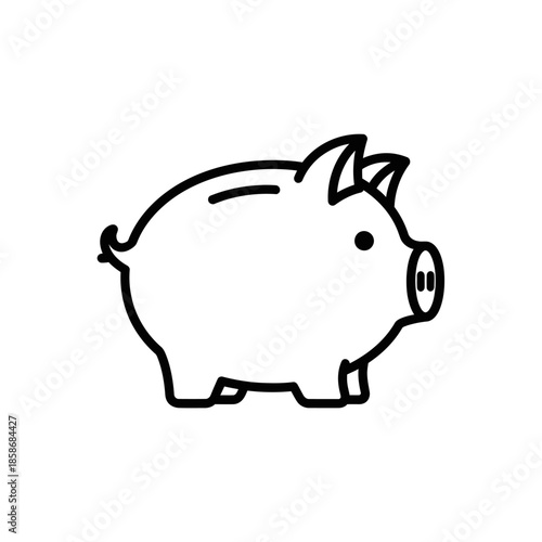 Cute Cartoon Pig Illustration for Kids Book and Educational Content