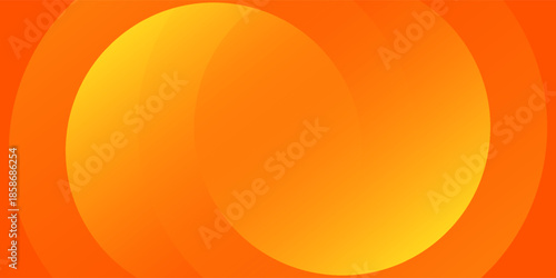 Abstract orange background with circles. Vector illustration. Eps 10