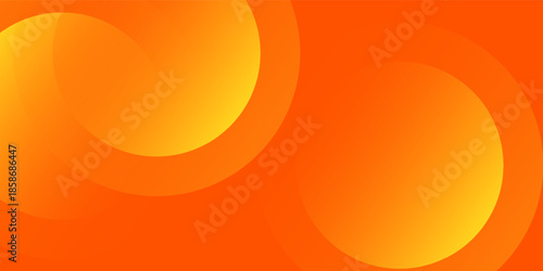Abstract orange background with circles. Vector illustration. Eps 10