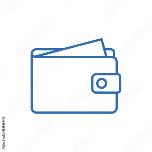 Empty Wallet Illustration for Financial and Budgeting Concepts