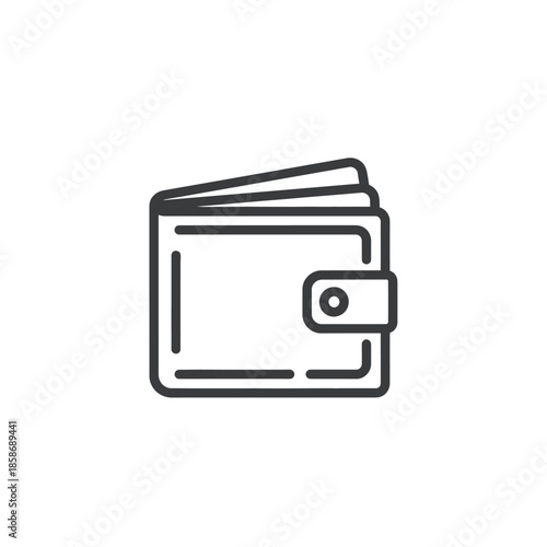 Empty Wallet Illustration for Financial and Money Management Concepts