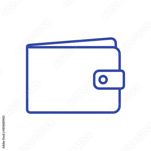 Empty Wallet Illustration for Financial and Personal Budget Concepts