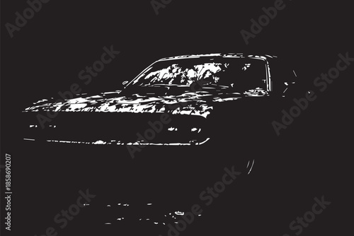 Abandoned Muscle Car Grunge Decay