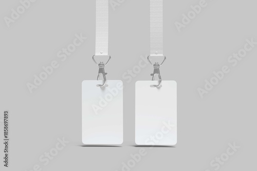 ID card Mockup Design Blank