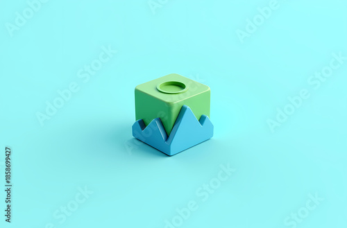 cubes with letters