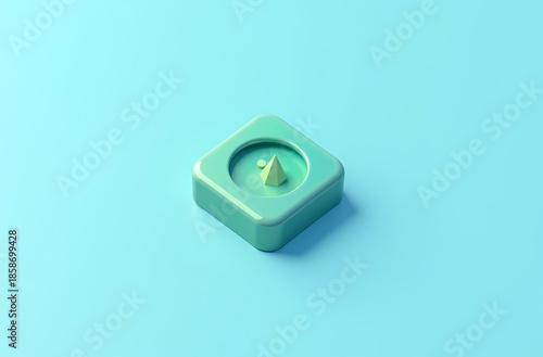 blue pencil sharpener