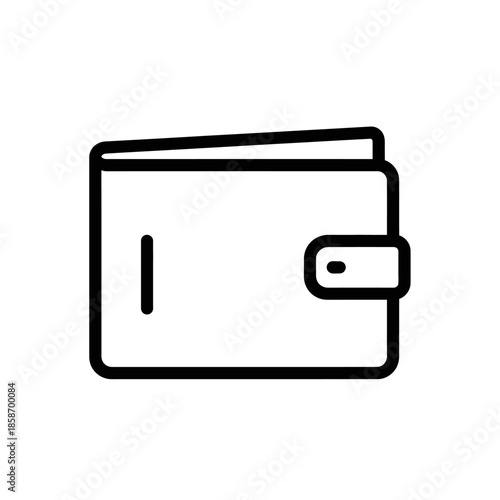 Minimalist Wallet Illustration for Financial and Business Concepts
