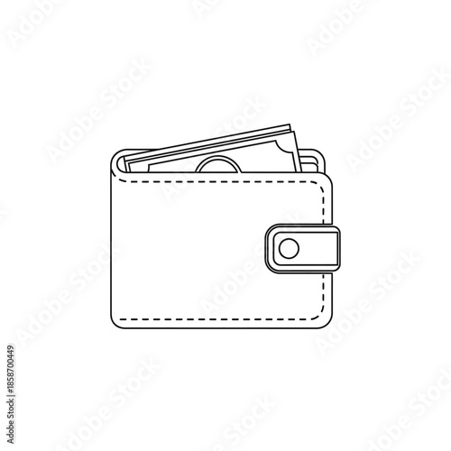 Minimalist Wallet with Cards and Cash for Personal Finance and Security