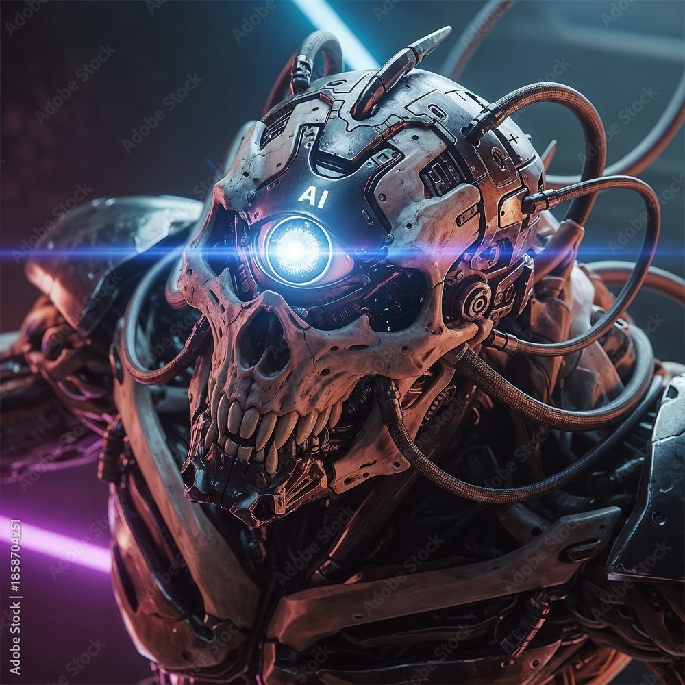 Fototapeta premium “OCULUS BEAST” – AI-Controlled Biomech Creature