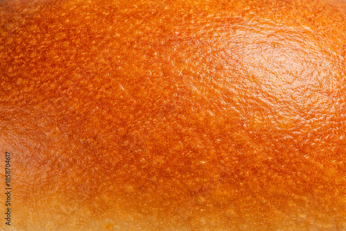 ブリオッシュの焼き面のつや感マクロ質感背景