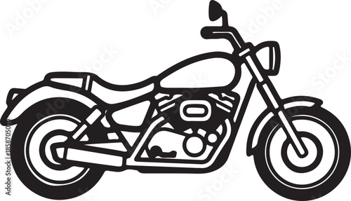 motorcycle vector illustration