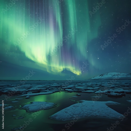 Nordlichter in der Polarrgion