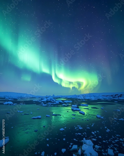 Nordlichter in der Polarrgion