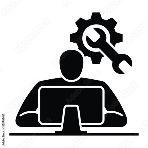  IT Troubleshooting and System Maintenance Icon