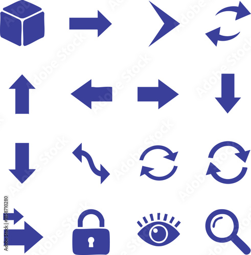 arrow, arrows, direction, navigation, guidance, icon, symbol, graphic design, minimalist, black and white1.eps