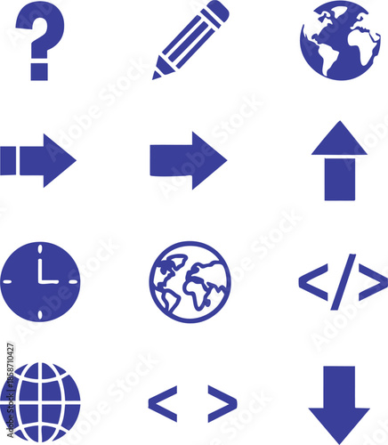 arrow Icons.arrow,arrows,direction,navigation,pointer,sign,indicator,guide,move,forward,backward,