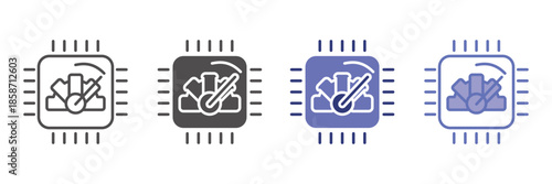 Performance collection of icon styles