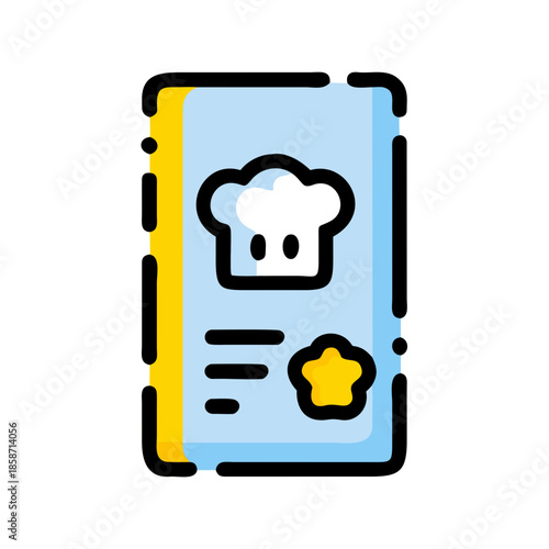 vector illustration of a restaurant menu