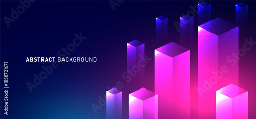 Abstract digital technology futuristic circuit blue pink background, Cyber science tech, Innovation communication future, Ai big data, internet network connection, Cloud hi-tech illustration vector